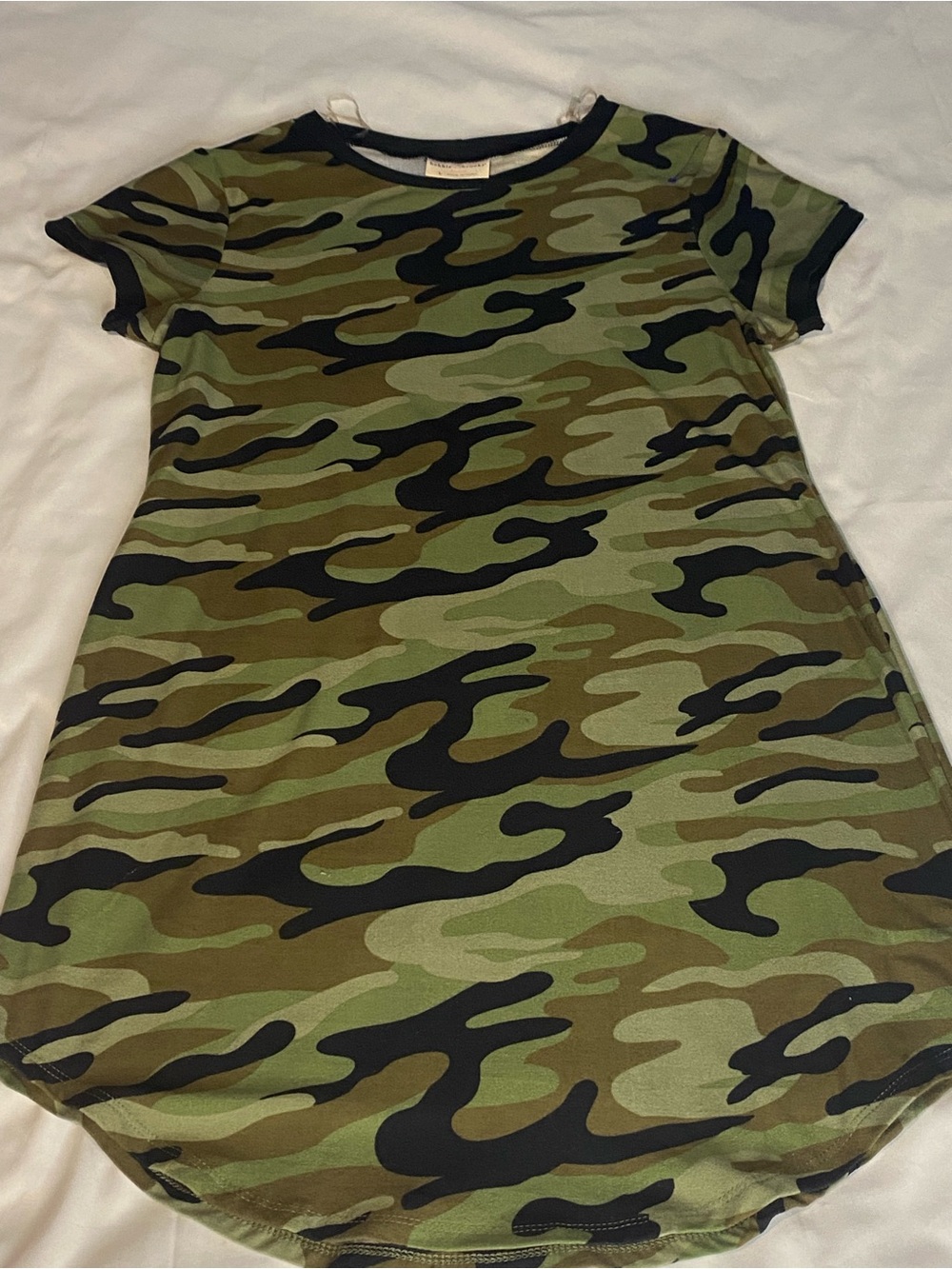 Womans Dress Army Fatigue Green by Bobby Brooks Size L.,  NWOT